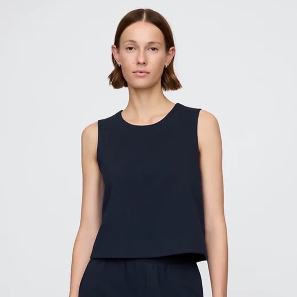 GAP Tops - NWT Gap Navy Heavyweight Shell Tank Top – Size Medium